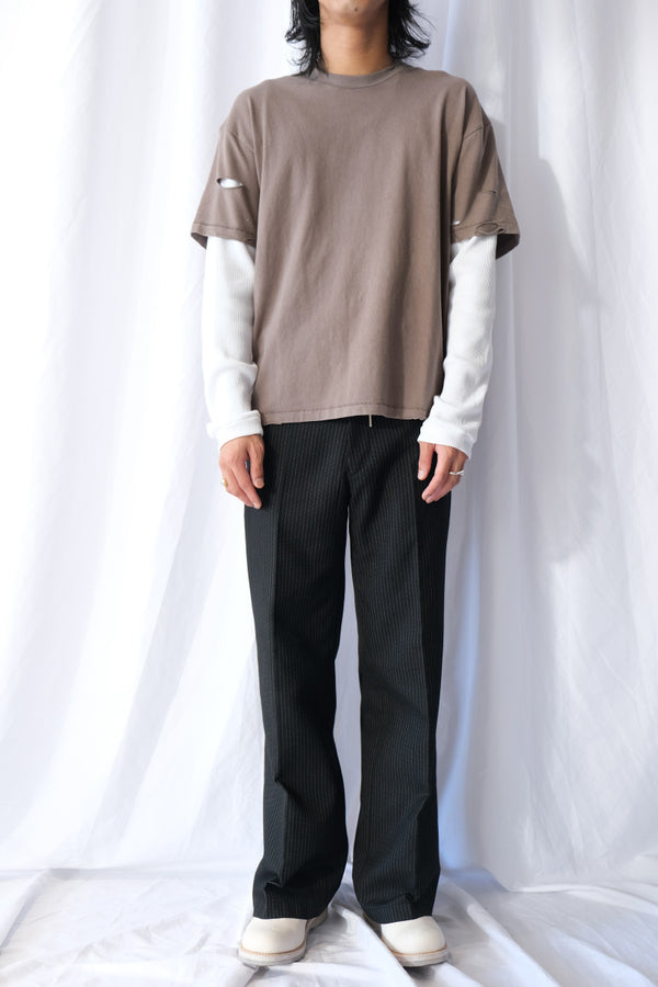 LAYER BOX TEE / HICKORY