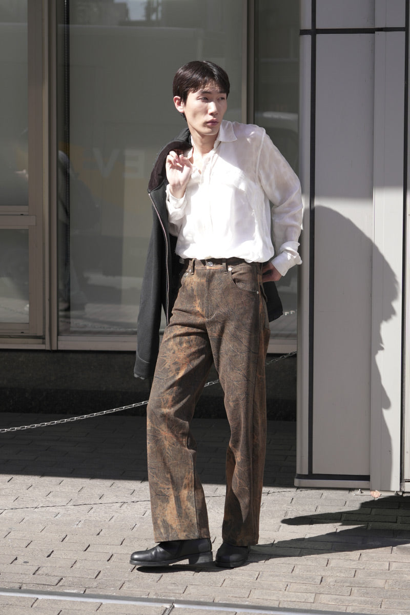 OVER-DYE RELAXED CUT  / MUTED NEUTERALS