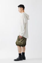 Load image into Gallery viewer, SILK LINEN HOODED SHIRT .15 / OFF WHITE