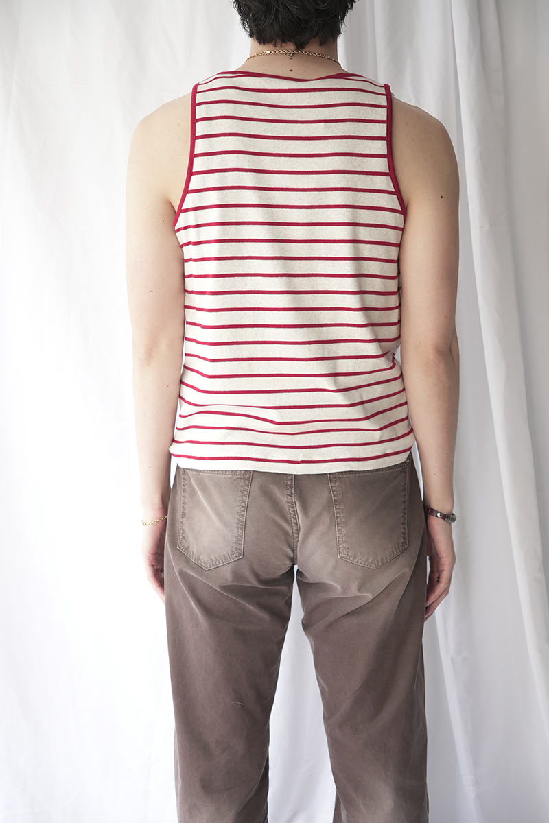 HARP TANKTOP / RED STRIPE