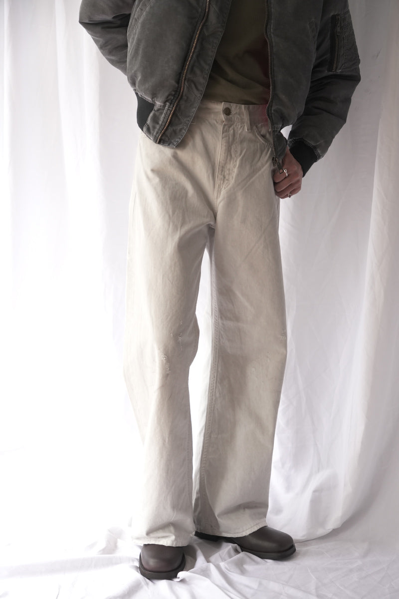 RALF CHINO TROUSERS / WHITE
