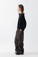 画像をギャラリービューアに読み込む, KIVULI PRINT BANANA CUTTING PANTS .15 / DARK BROWN