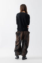 画像をギャラリービューアに読み込む, KIVULI PRINT BANANA CUTTING PANTS .15 / DARK BROWN