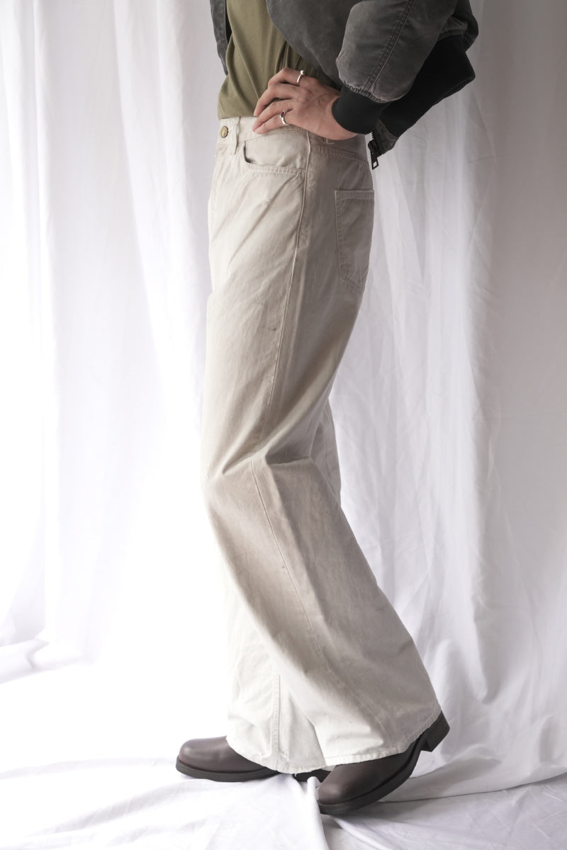 RALF CHINO TROUSERS / WHITE
