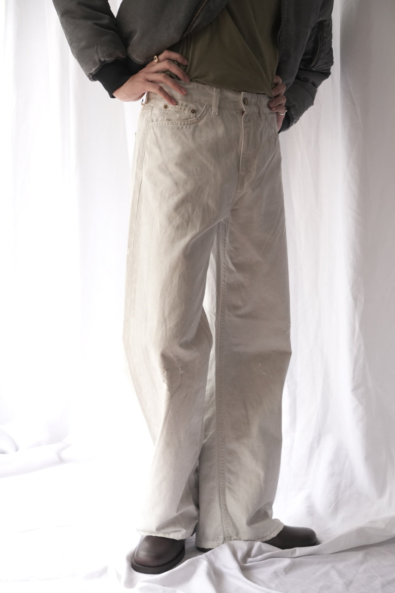 RALF CHINO TROUSERS / WHITE