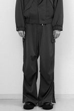 画像をギャラリービューアに読み込む, LIGHT TWILL PARACHUTE ZIP PANTS / BLACK