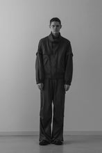 画像をギャラリービューアに読み込む, LIGHT TWILL PARACHUTE ZIP PANTS / BLACK