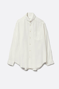 REGULAR FIT TAB COLLAR SHIRT / OFF WHITE