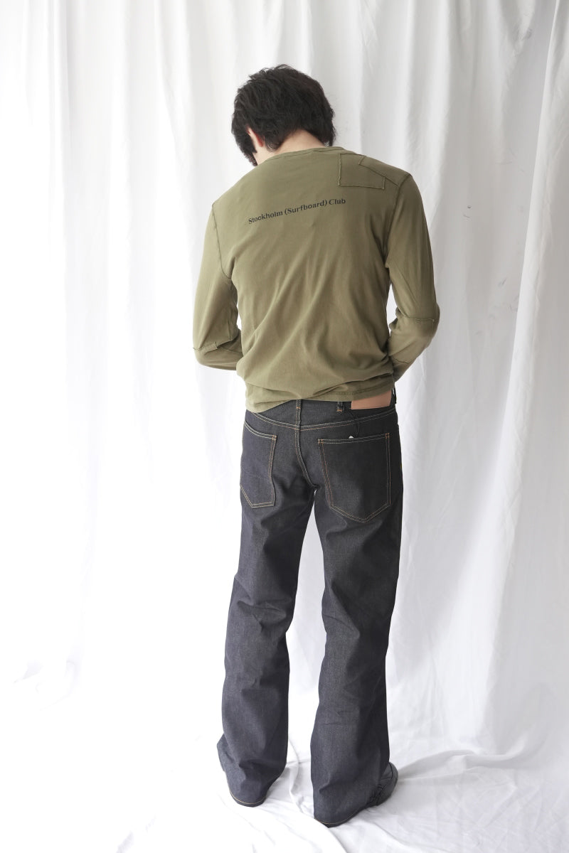 THEO PATCHWORK TOP / GREEN