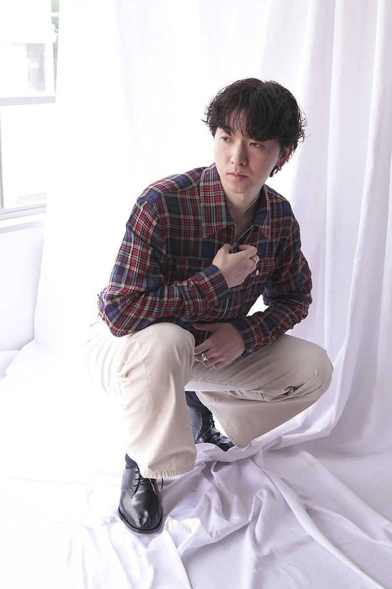 STOCKHOLM SURFBOARD CLUBTERRENCE SHIRT / RED CHECK クロップド