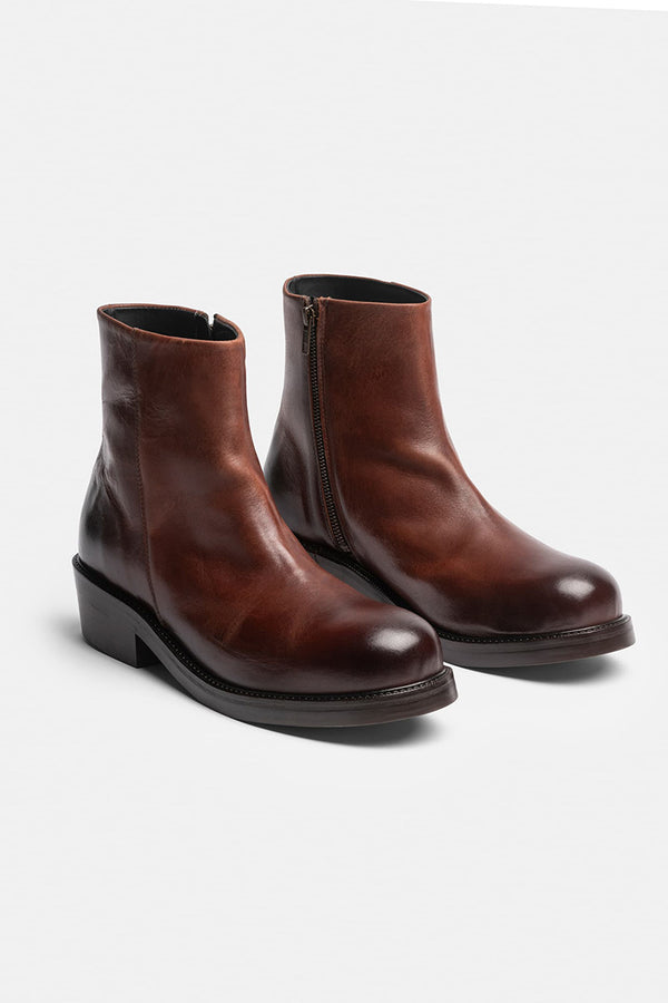 LERATO BOOT / VINTAGE BROWN LEATHER