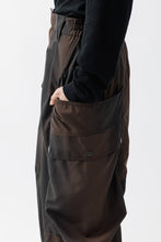 画像をギャラリービューアに読み込む, KIVULI PRINT BANANA CUTTING PANTS .15 / DARK BROWN