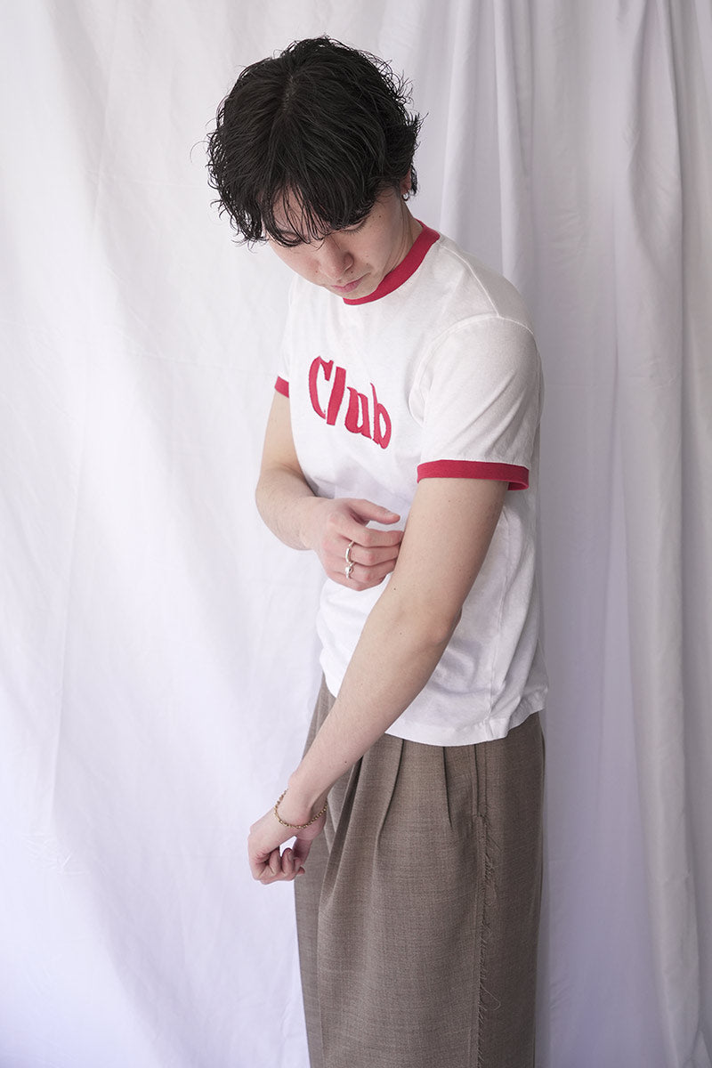 RINGER TEE / WHITE
