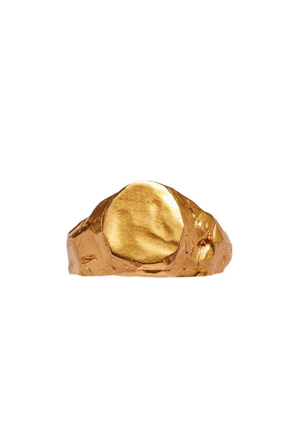SELLO SOYE RING / 18K GOLD PLATED 925 STERLING SILVER