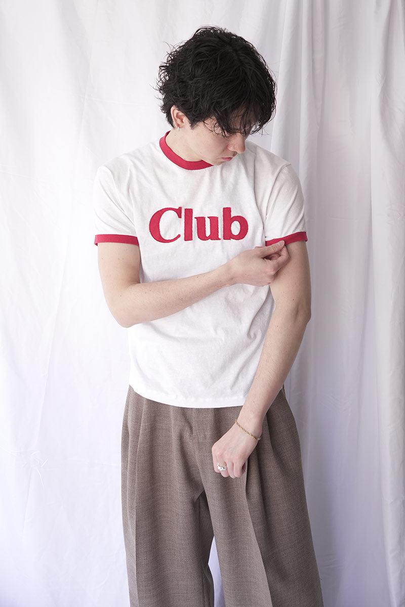 RINGER TEE / WHITE