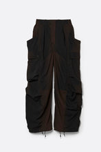 画像をギャラリービューアに読み込む, KIVULI PRINT BANANA CUTTING PANTS .15 / DARK BROWN