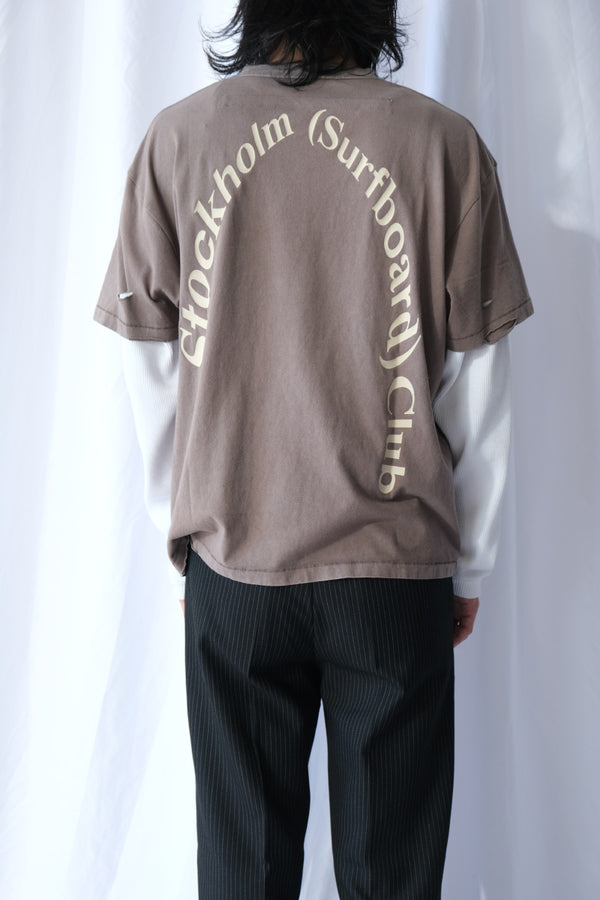 LAYER BOX TEE / HICKORY