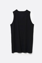 画像をギャラリービューアに読み込む, LOGO PRINT RIB TANKTOP .15 / BLACK