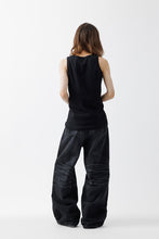 画像をギャラリービューアに読み込む, LOGO PRINT RIB TANKTOP .15 / BLACK