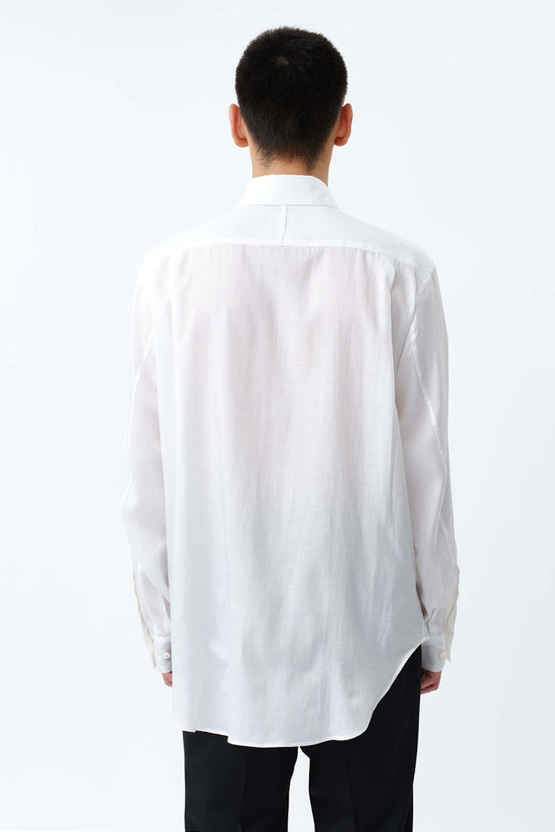SUBLATIONS | REGULAR FIT TAB COLLAR SHIRT / OFF WHITE タブ