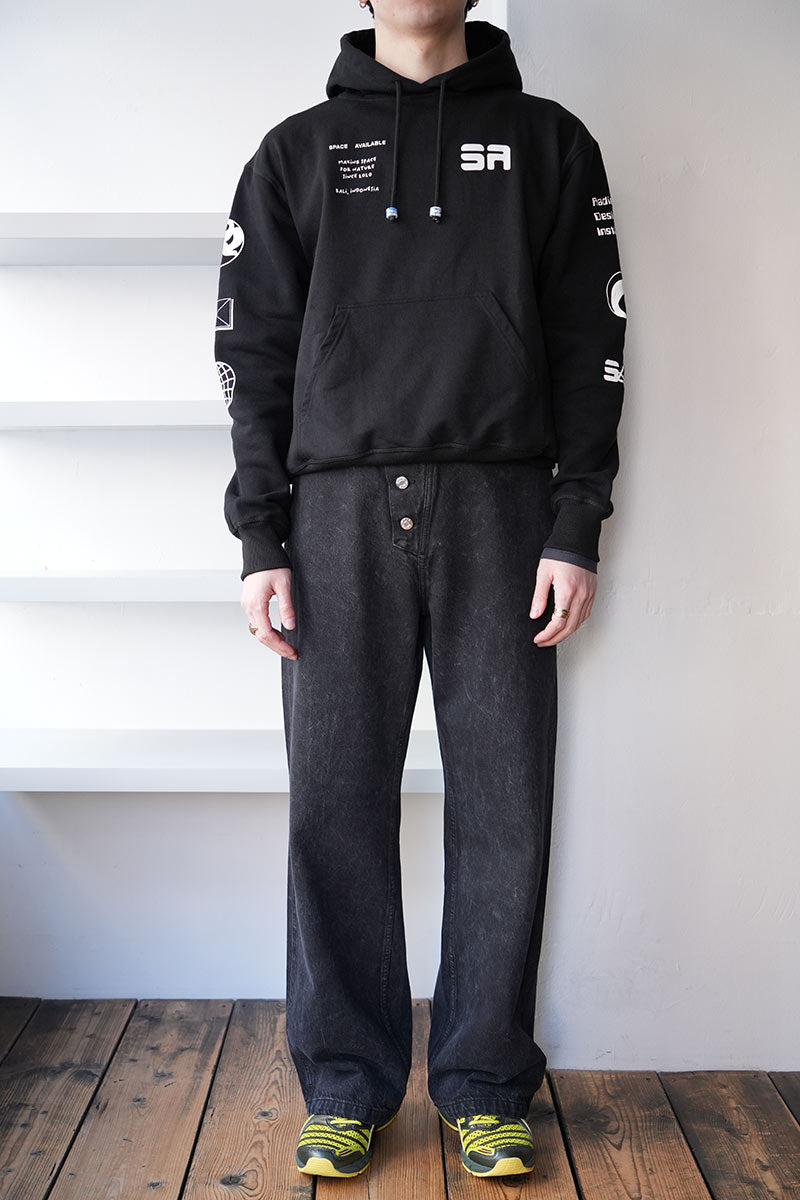 SA STUDIO HOODIE / BLACK [30%OFF]