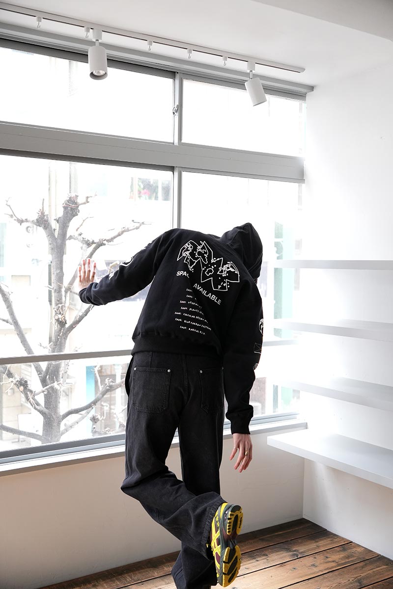 SA STUDIO HOODIE / BLACK [30%OFF]