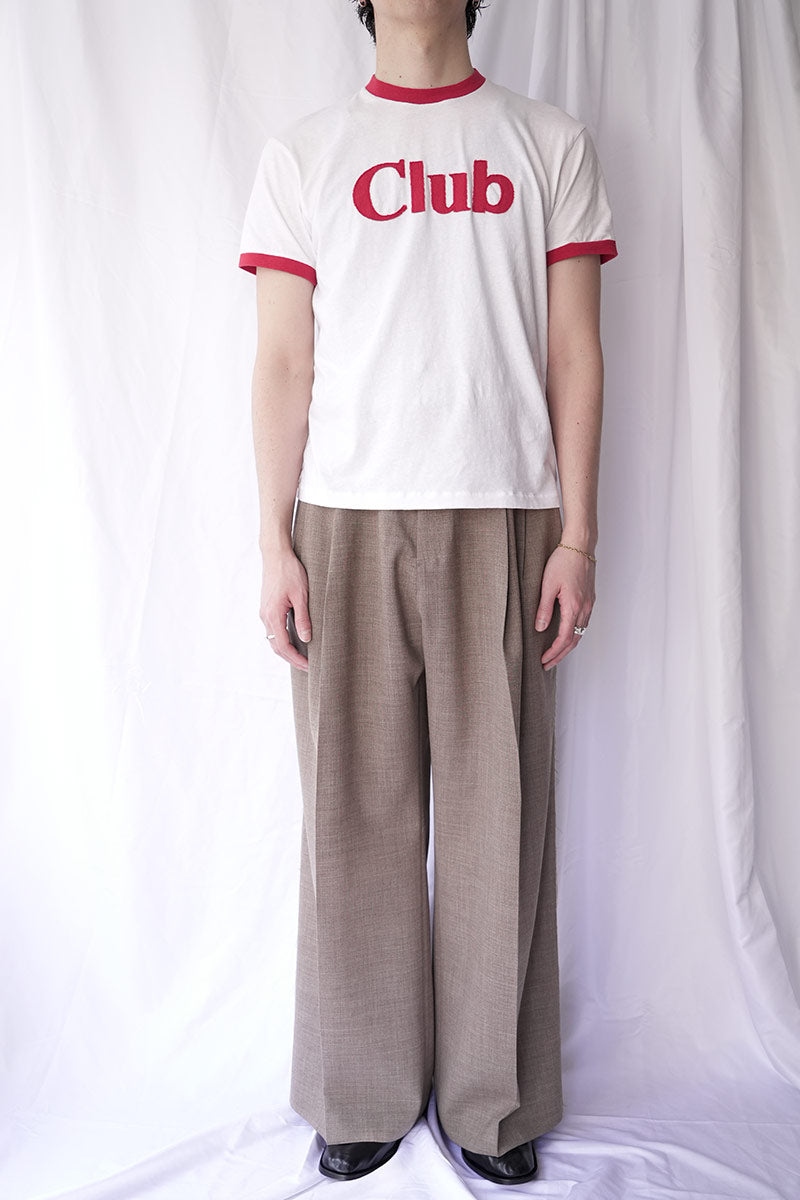 RINGER TEE / WHITE