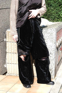 VELVET TRANSFORM EASY TRACK PANTS .12 / BLACK