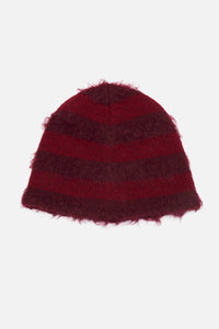 GAS REVERSIBLE BEANIE / RED STRIPE