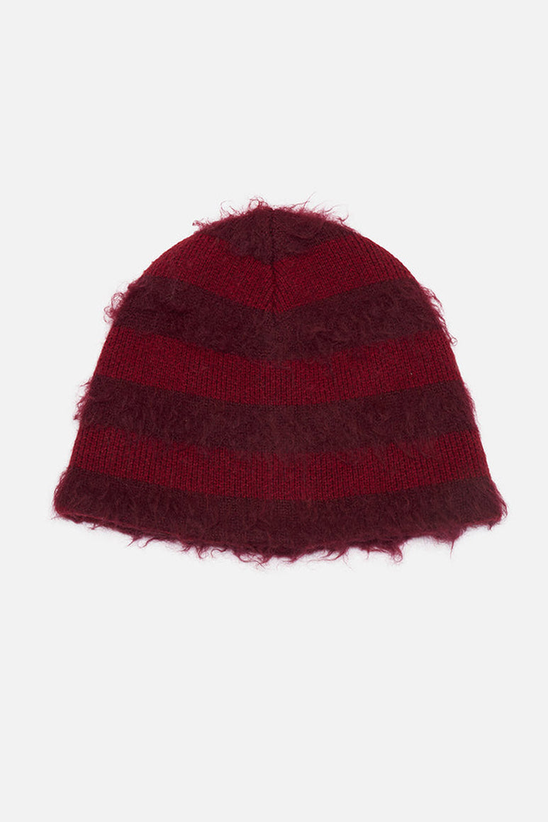 GAS REVERSIBLE BEANIE / RED STRIPE