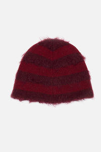 GAS REVERSIBLE BEANIE / RED STRIPE