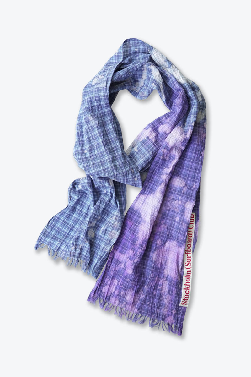 FRANZ SCARF / BLUE CHECK