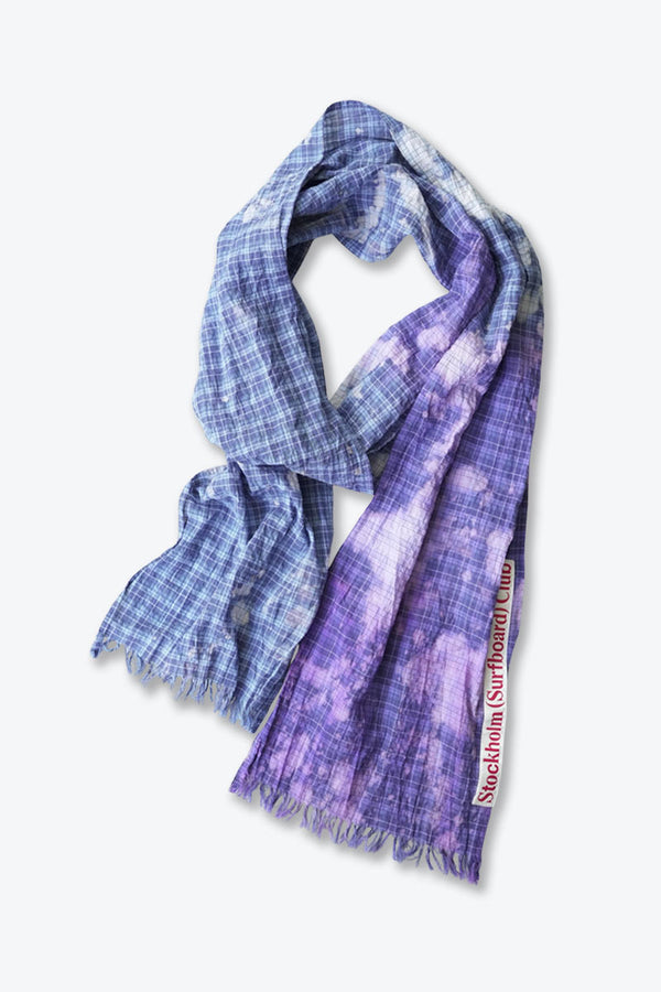 FRANZ SCARF / BLUE CHECK