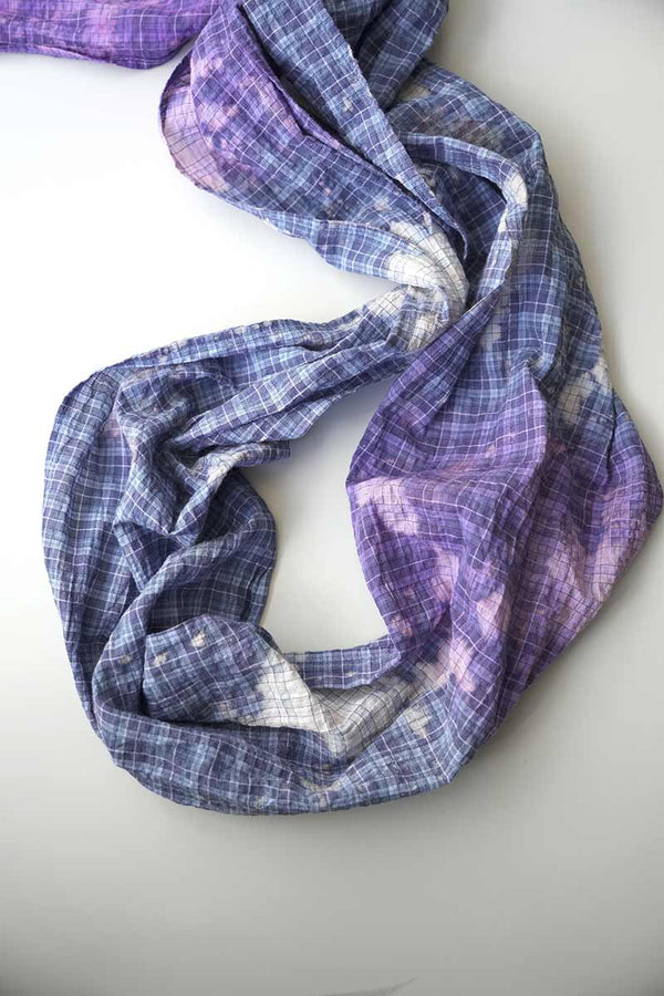 FRANZ SCARF / BLUE CHECK