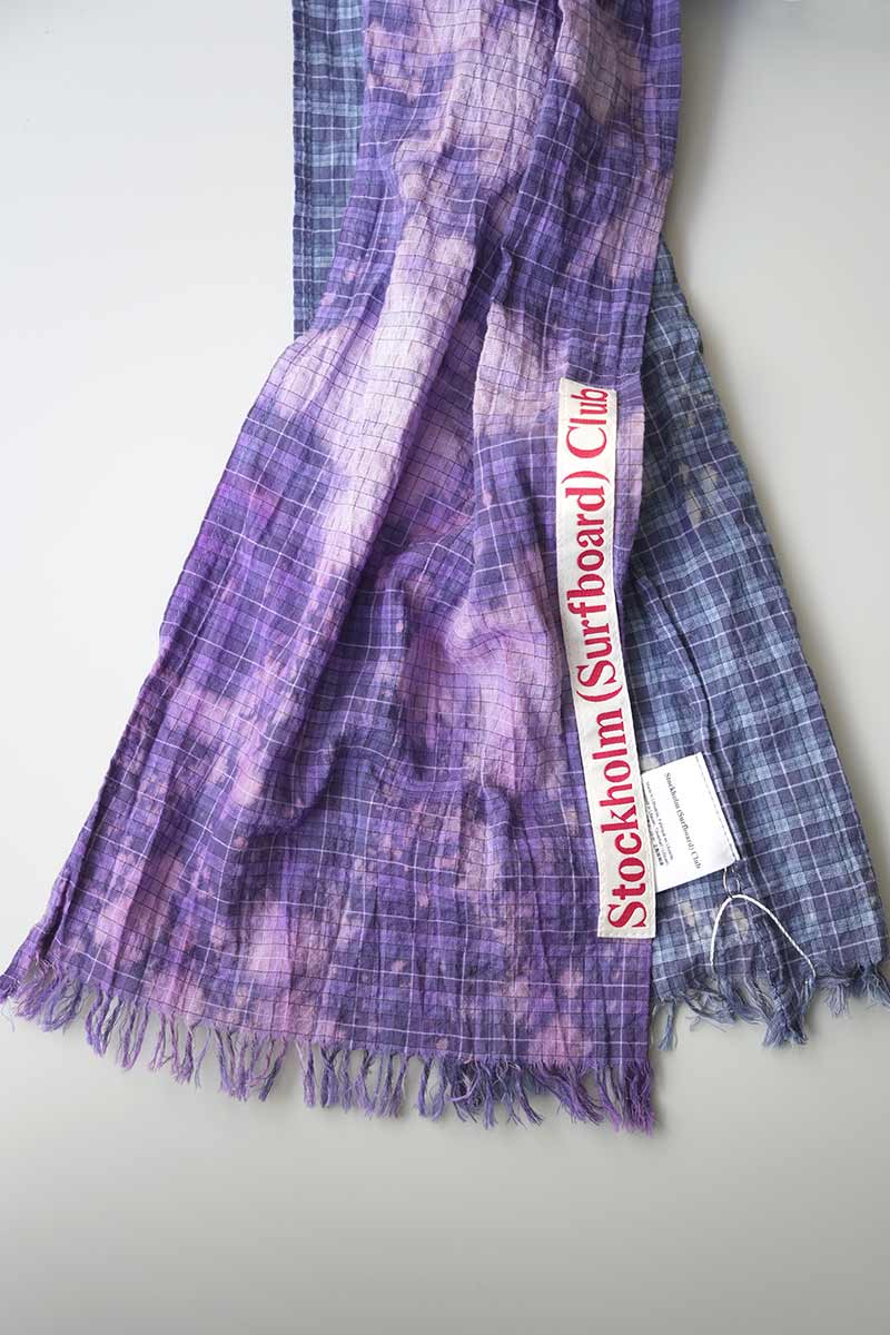 FRANZ SCARF / BLUE CHECK