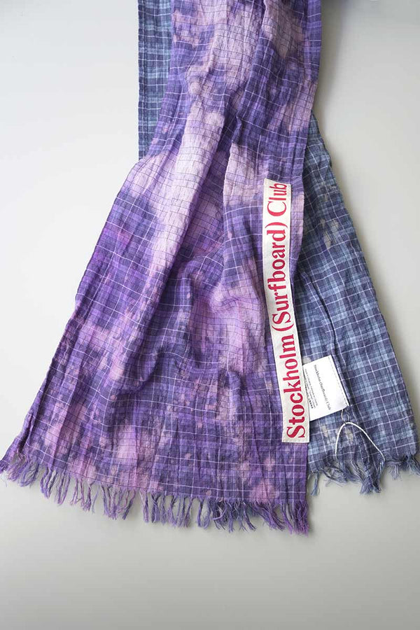 FRANZ SCARF / BLUE CHECK