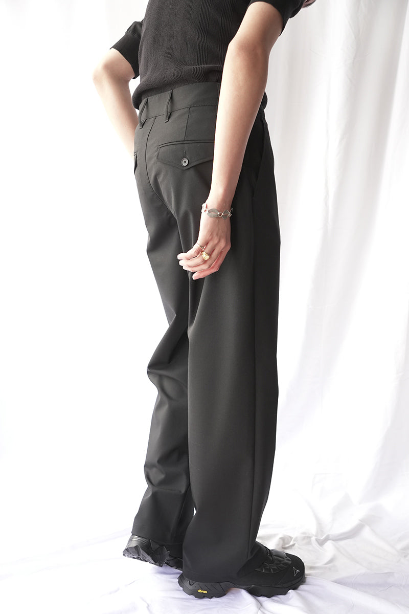 WIND TROUSERS / BLACK SUIT 