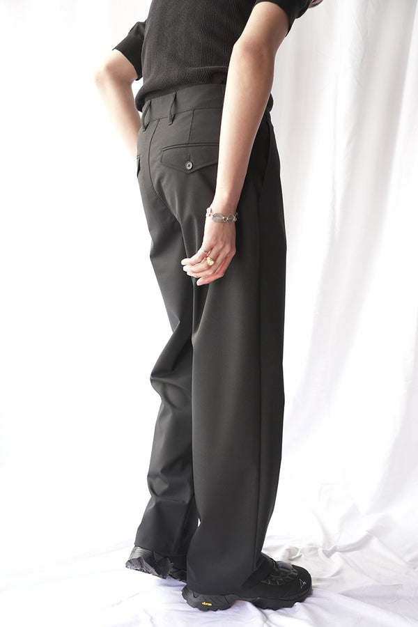 WIND TROUSERS / BLACK SUIT