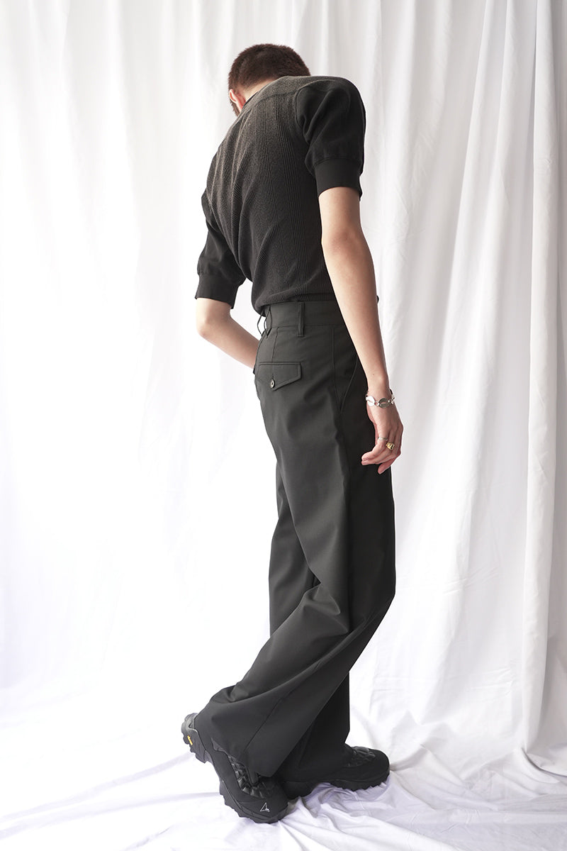 WIND TROUSERS / BLACK SUIT 