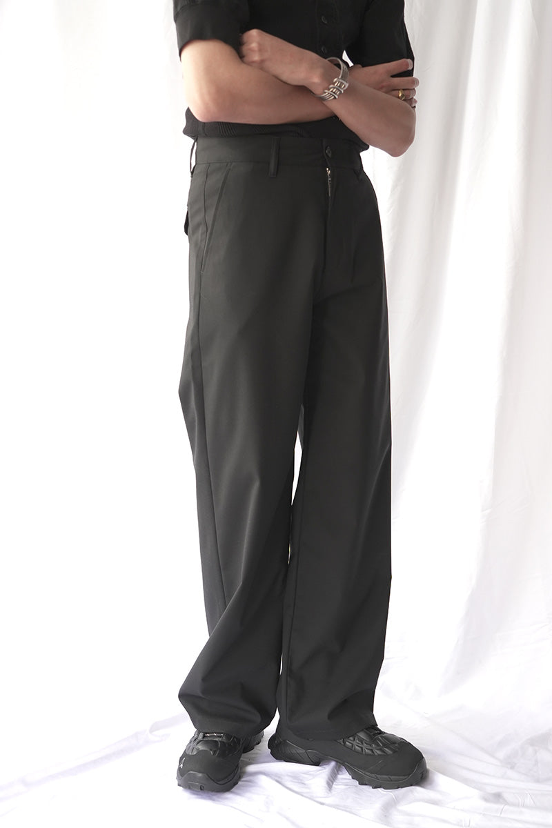 WIND TROUSERS / BLACK SUIT 