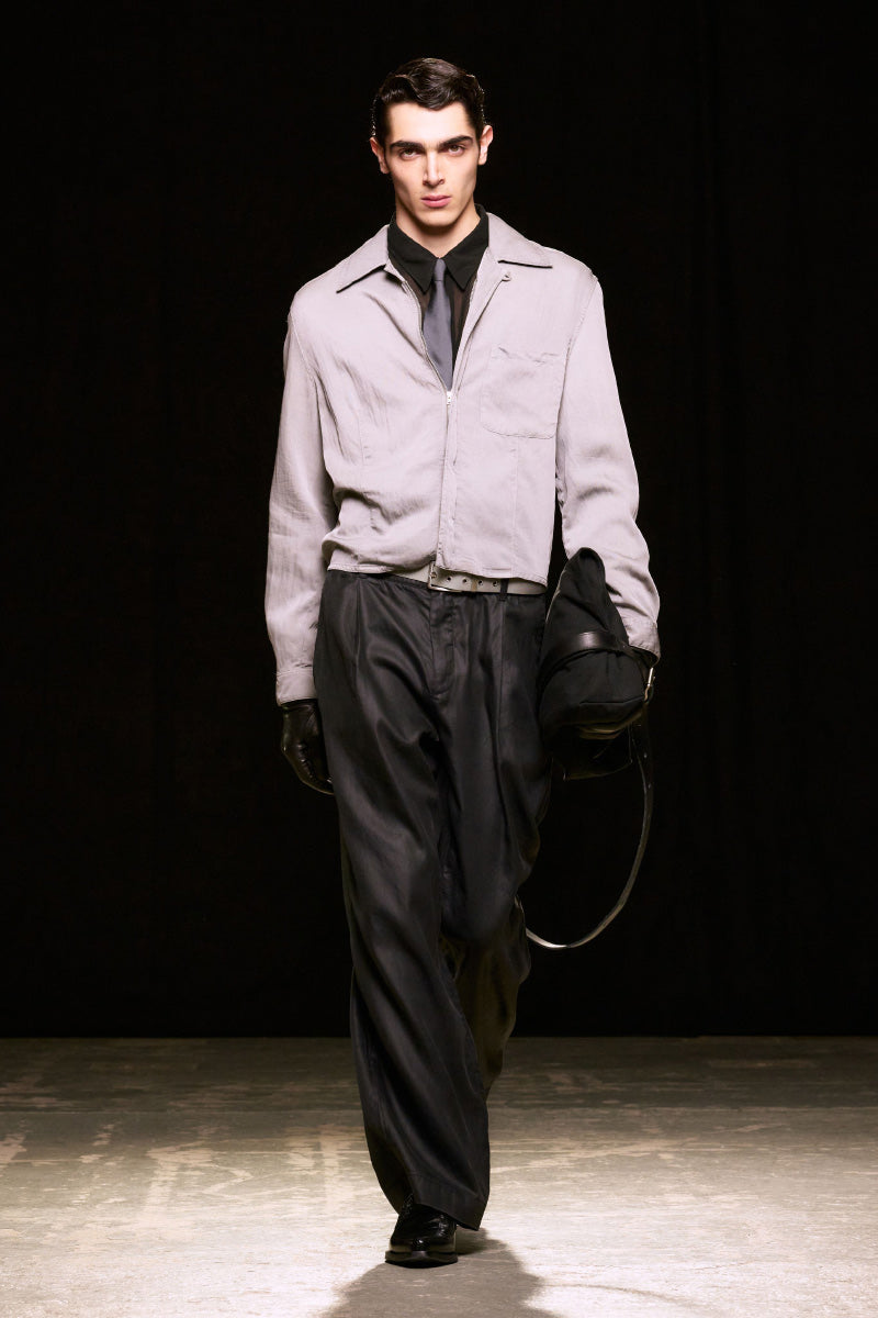 STILL CHINO / LACQUER BLACK MIRROR TENCEL[26AW入荷予定]