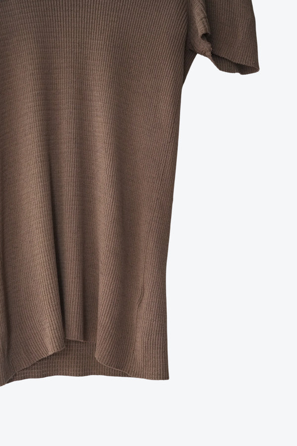 JIL SANDER | MADE IN ITALY S/S SILK KNIT TOPS [USED]