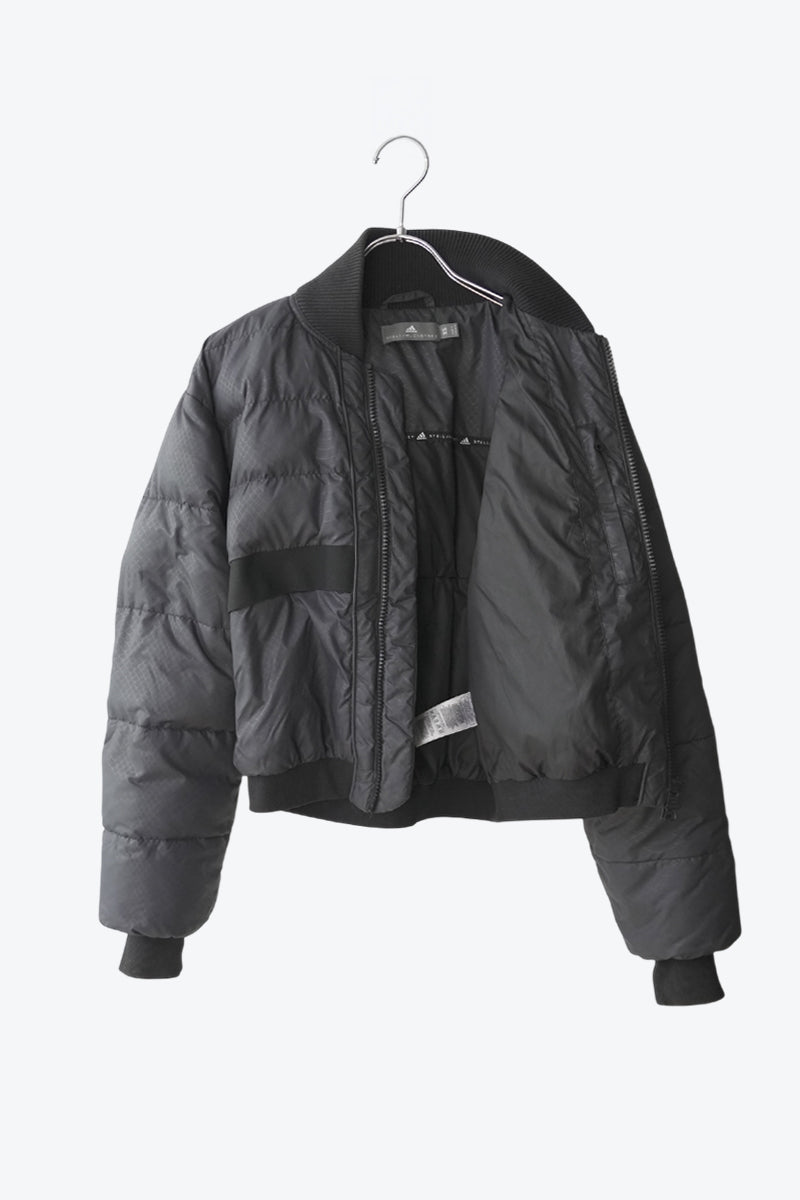 ADIDAS/STELLA MCCARTNEY | DOUBLE ZIP CROPPED PUFF JACKET [USED]