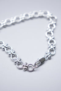 SUN BRACELET / SILVER PLATED BRASS