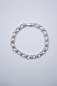 SUN BRACELET / SILVER PLATED BRASS