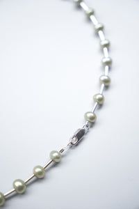BONAR CLASP CHOKER GREEN / STERLING SILVER