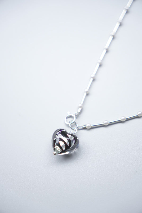 POSY CHOKER SPACE CADET / STERLING SILVER