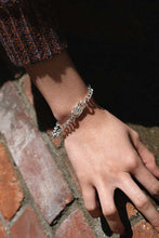 Load image into Gallery viewer, DANIELLE TOGGLE BRACELET / STERLING SILVER