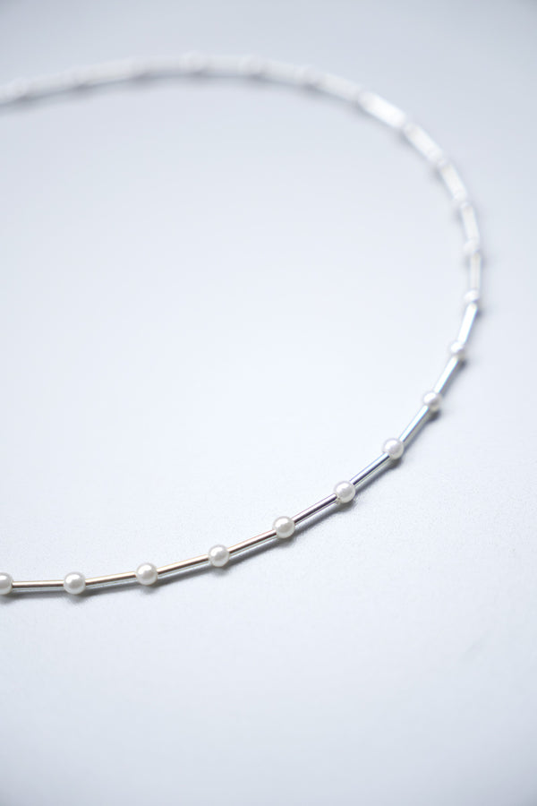 POSY CHOKER SPACE CADET / STERLING SILVER