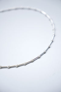 POSY CHOKER SPACE CADET / STERLING SILVER